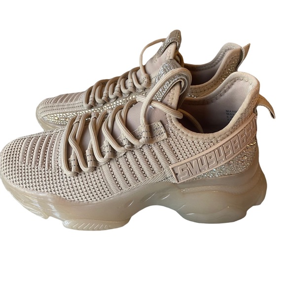 Steve Madden maxima blush multi tennis shoes size 6.5 womens almost new in box - Picture 4 of 8
